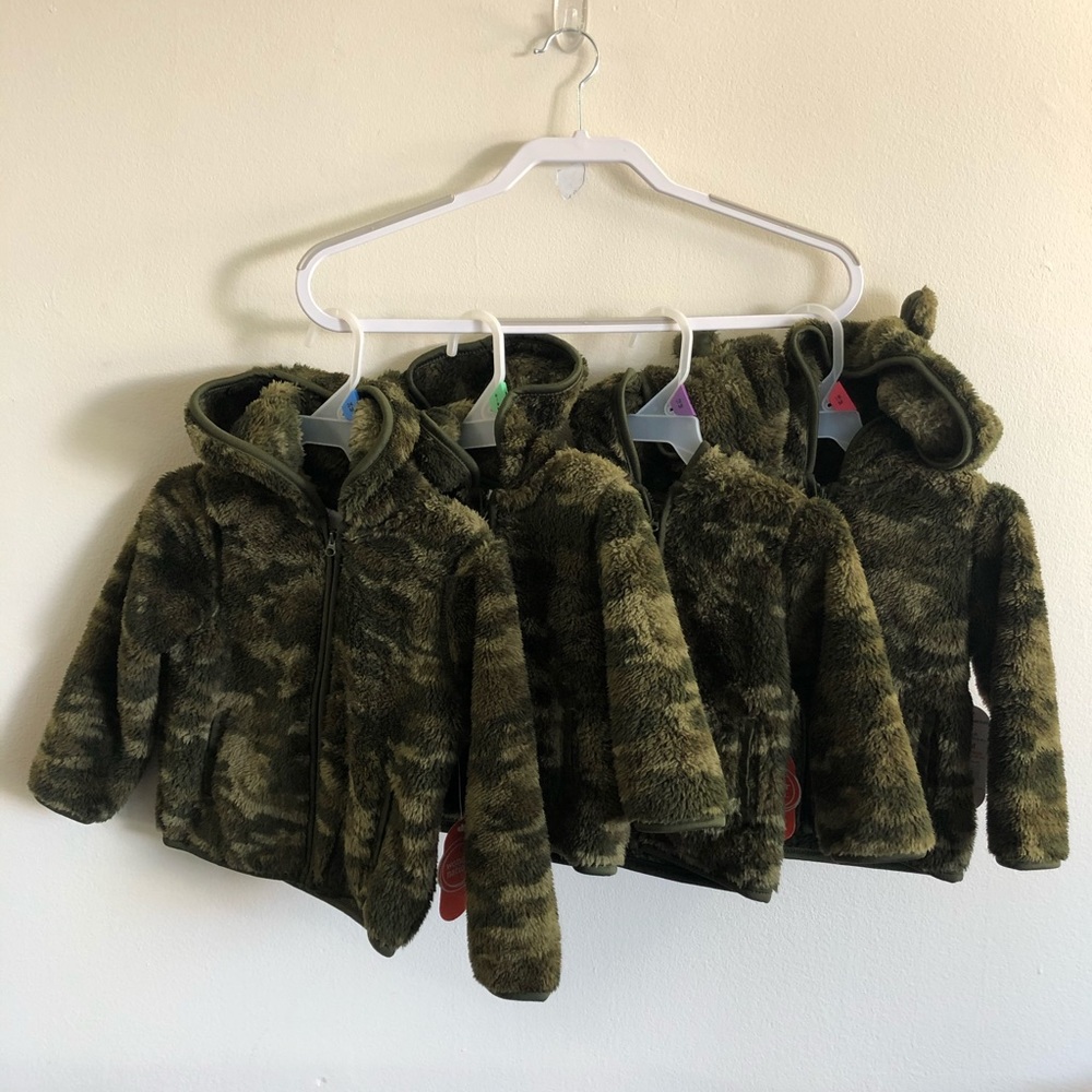 Infants brand new camo coats